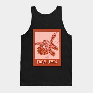 Floral Leaves Tank Top